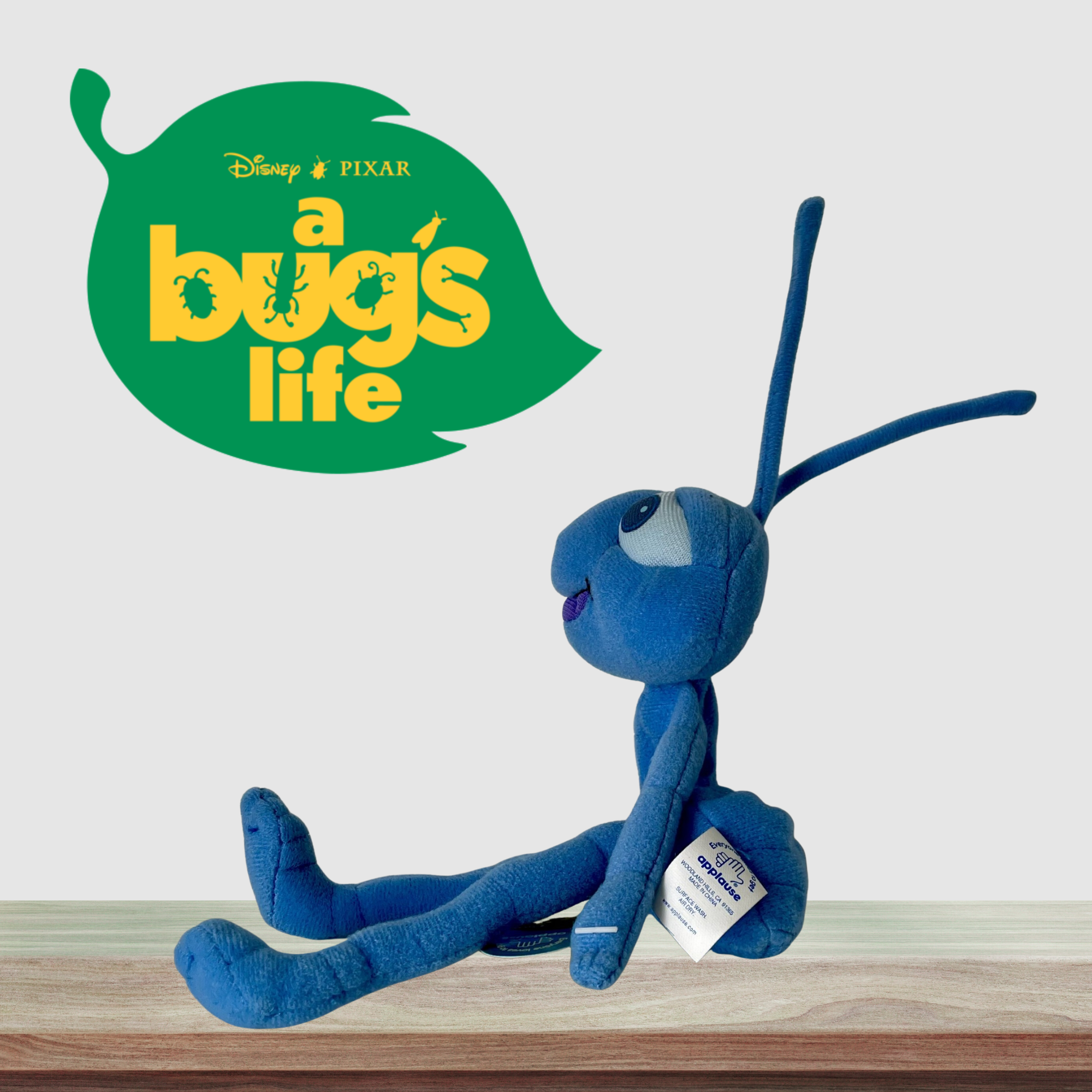 Applause Disney Pixar's A Bug's Life Flik Plush Beanie Toy