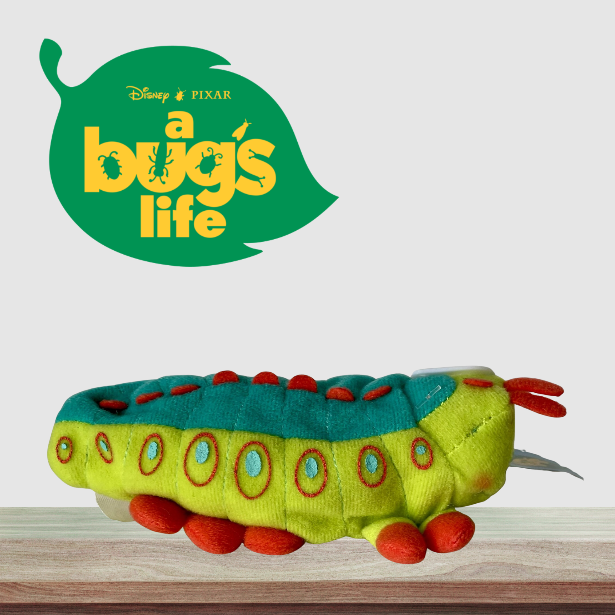 Applause Disney Pixar's A Bug's Life Heimlick Plush Beanie Toy