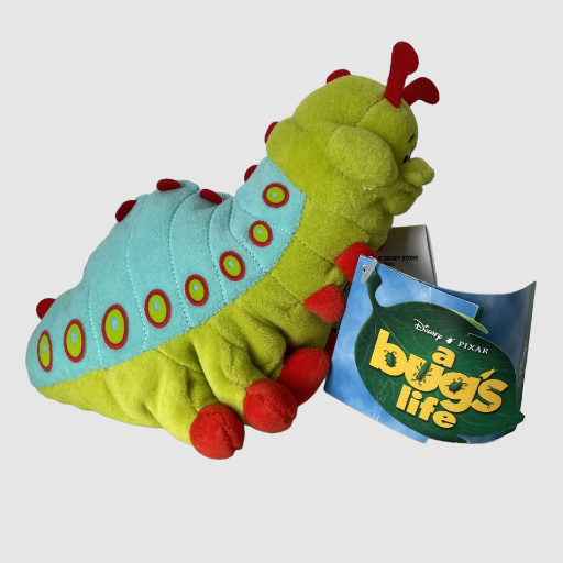 Disney Store Pixar's A Bug's Life Heimlick Plush Beanie Toy 1998
