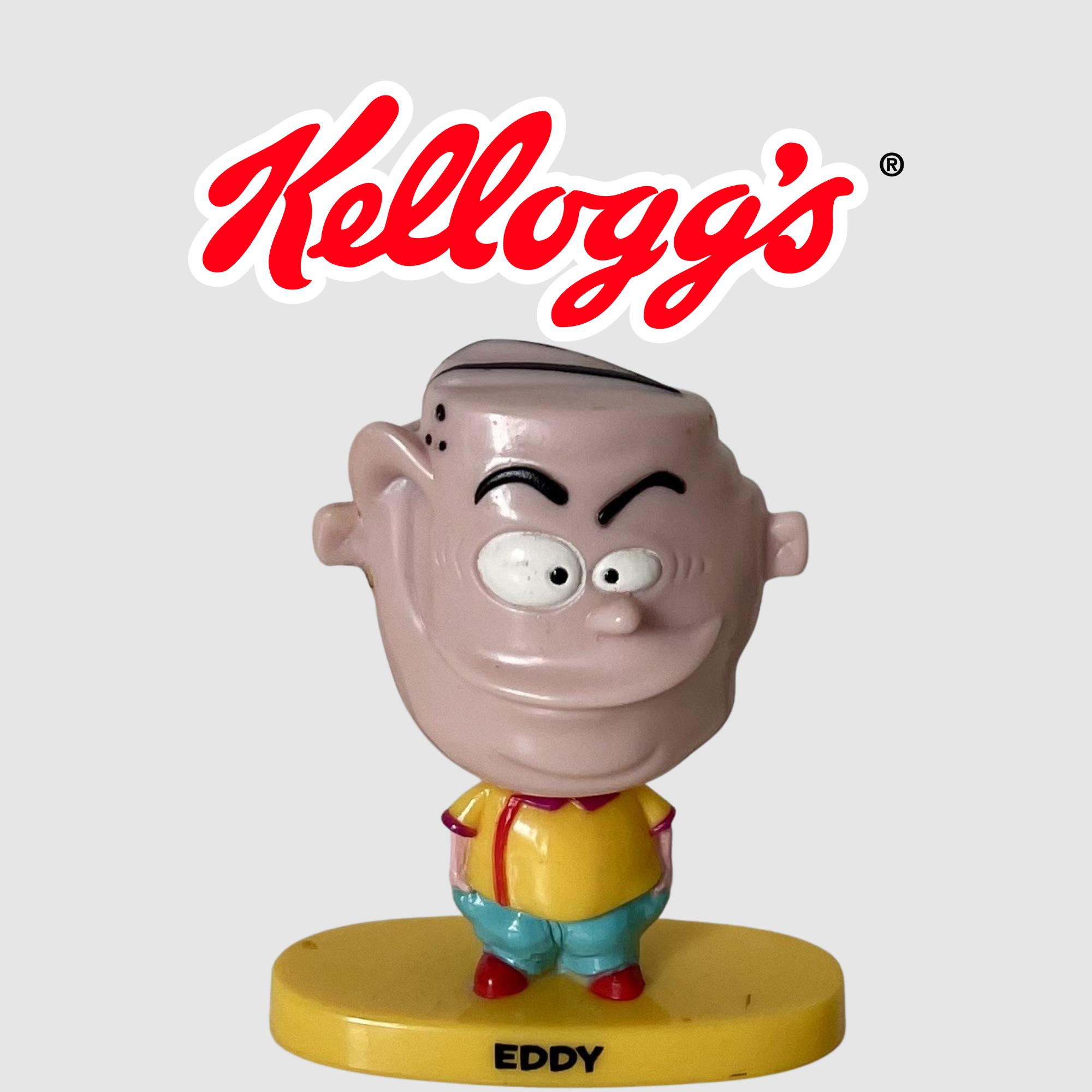 Eddy Cartoon Network Bobble Head Kellogg’s Cereal Toy