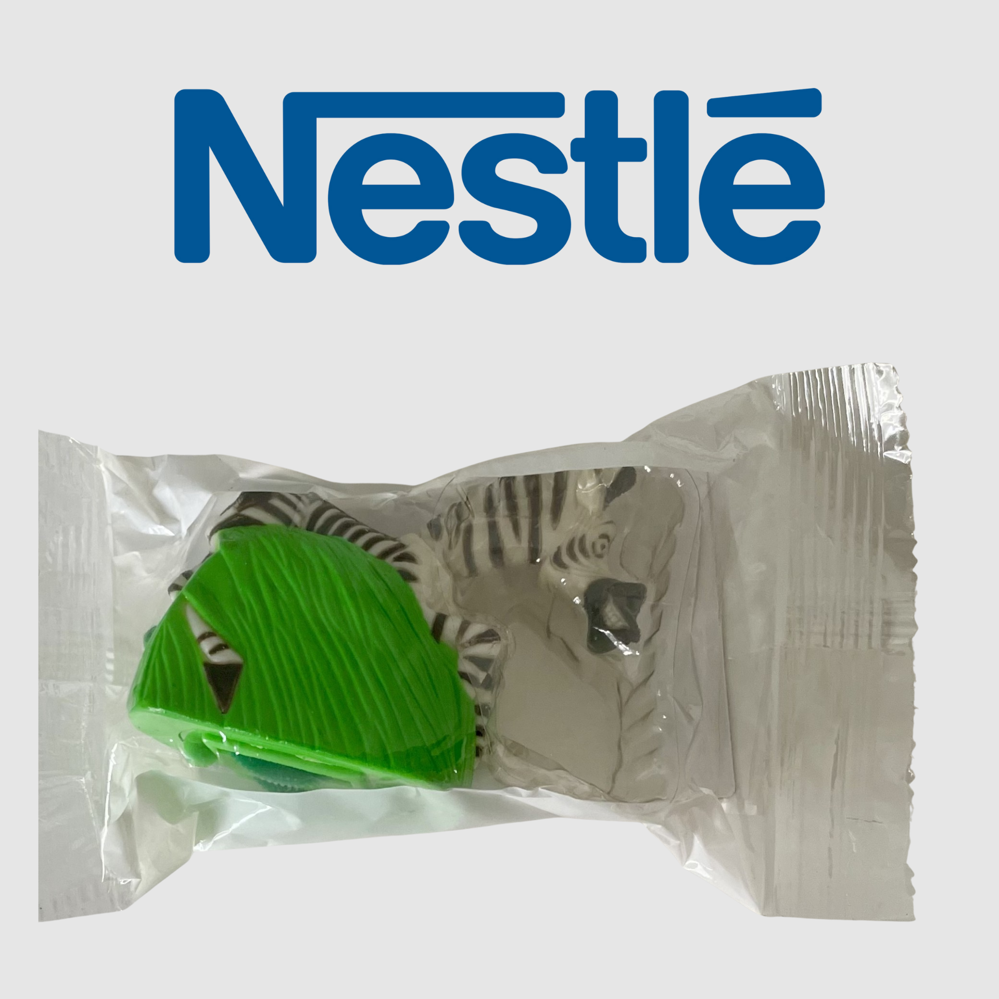 Nestlé Madagascar Fun Runner Marty the Zebra Cereal Toy 2005 in Packet