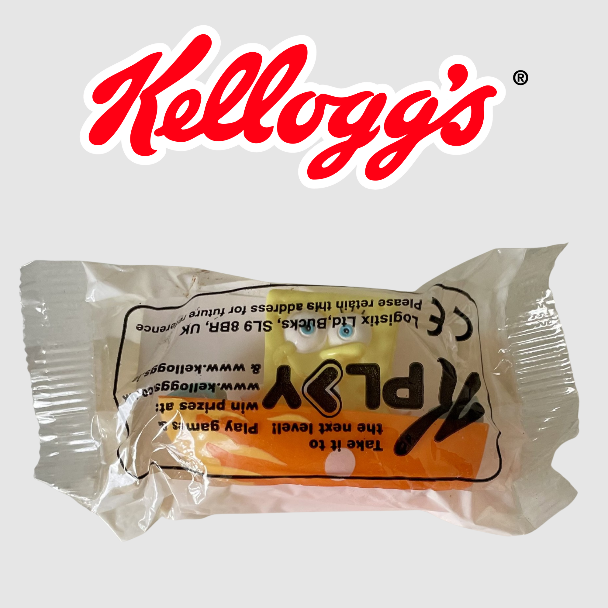 Kelloggs Kplay Spongebob Squarepants Water Bobbler 2004