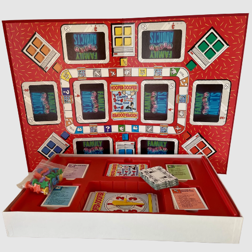 Family Telly Addicts Board Game - Waddingtons 1992