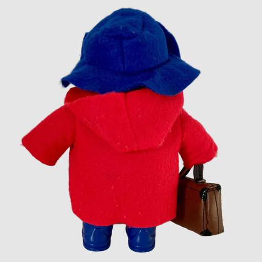 Vintage Paddington Bear 7” Plush with Suitcase - Augusta Du Bay 2006