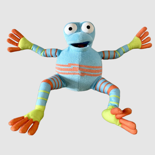 Rare Fisher-Price Fimbles Bouncin Rockit Talking Plush Toy 2002