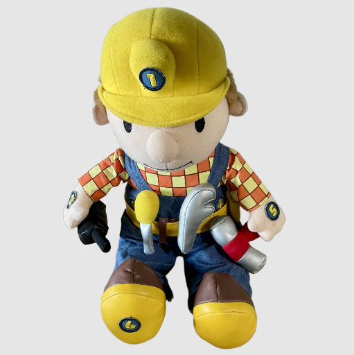 Talking Bob the Builder Plush Toy - Born to Play 2000 