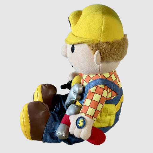 Talking Bob the Builder Plush Toy - Born to Play 2000 