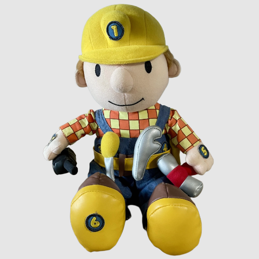 Talking Bob the Builder Plush Toy - Born to Play 2000 