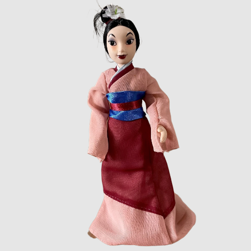 Disney's Mulan Doll & Soldier Warrior Porcelain Doll - DeAgostini 2004