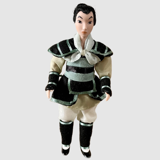 Disney's Mulan Doll & Soldier Warrior Porcelain Doll - DeAgostini 2004