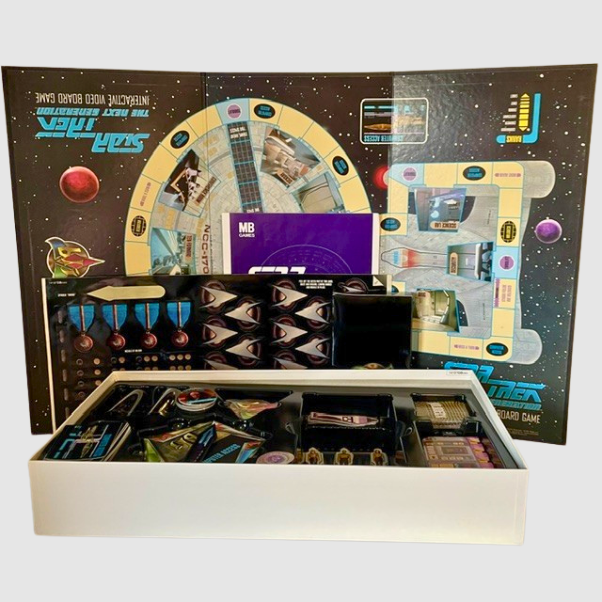 Star Trek: The Next Generation Interactive Video Board Game - MB 1994