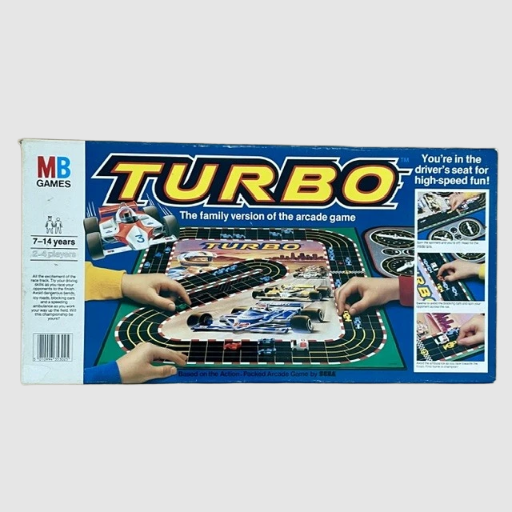Sega Turbo Board Game by MB Games 1982