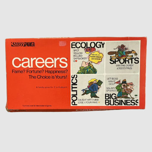 Careers Board Game by Parker 1971
