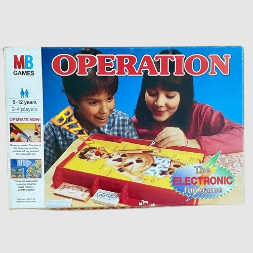 Operation Board Game - MB Milton Bradley 1996