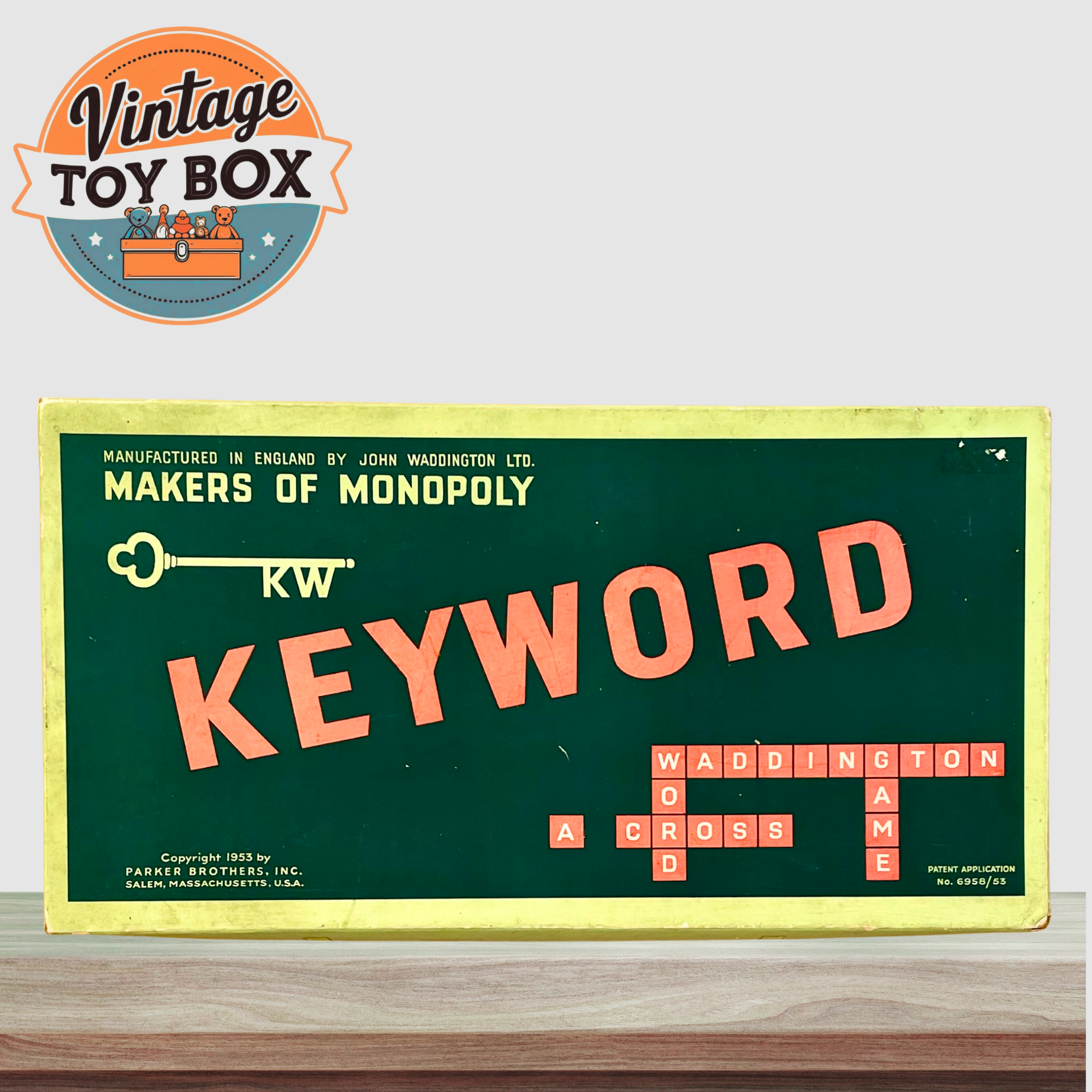 Keyword Board Game - Waddingtons 1953
