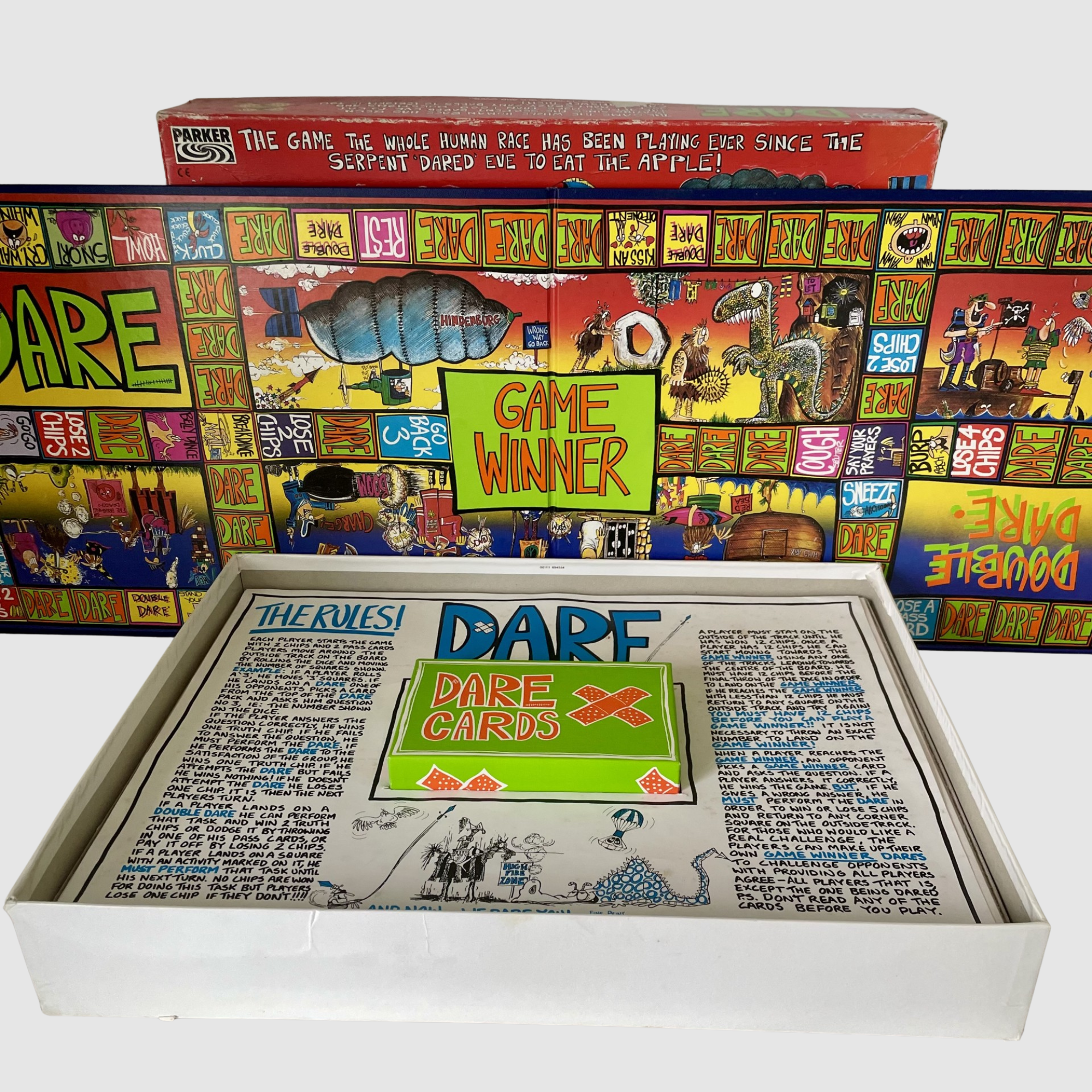 Dare Board Game - Parker 1989