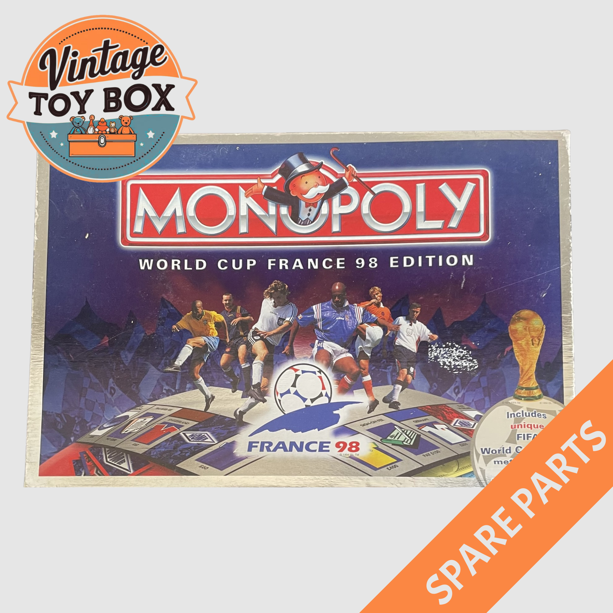 Monopoly France 98 Board Game - Waddingtons Spare Parts