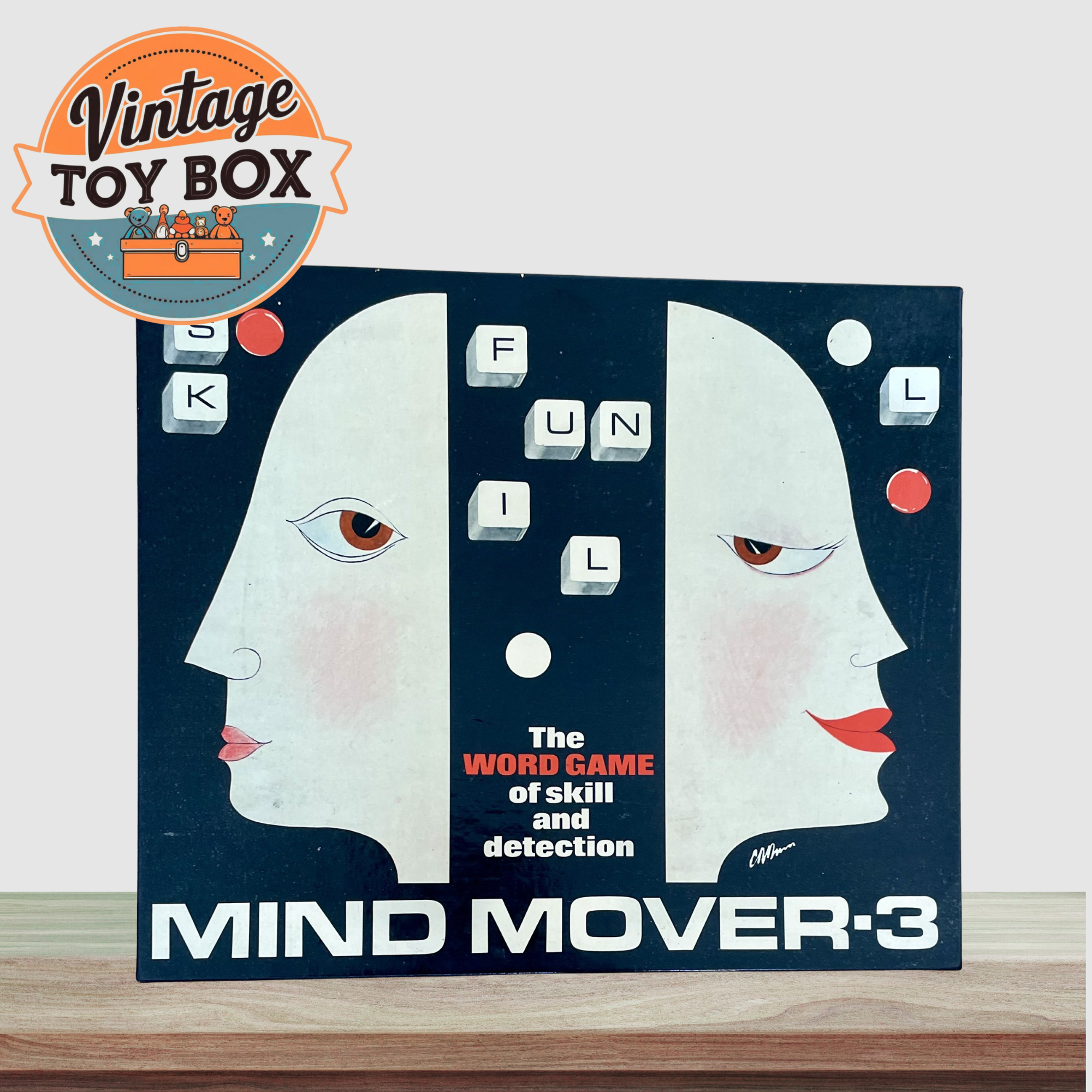 Vintage Mind Mover-3 Word Game 1974