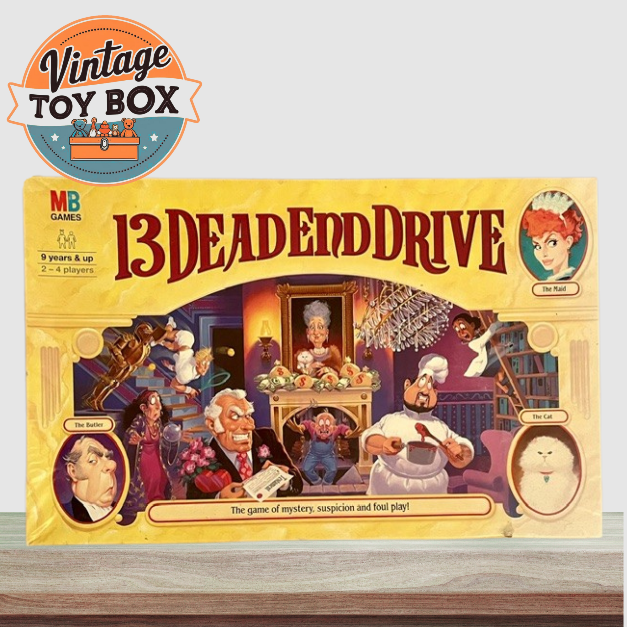 13 Dead End Drive Board Game - MB 1993