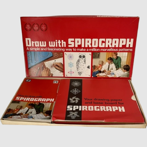 Draw with Spirograph Set - Denys Fishers 1967