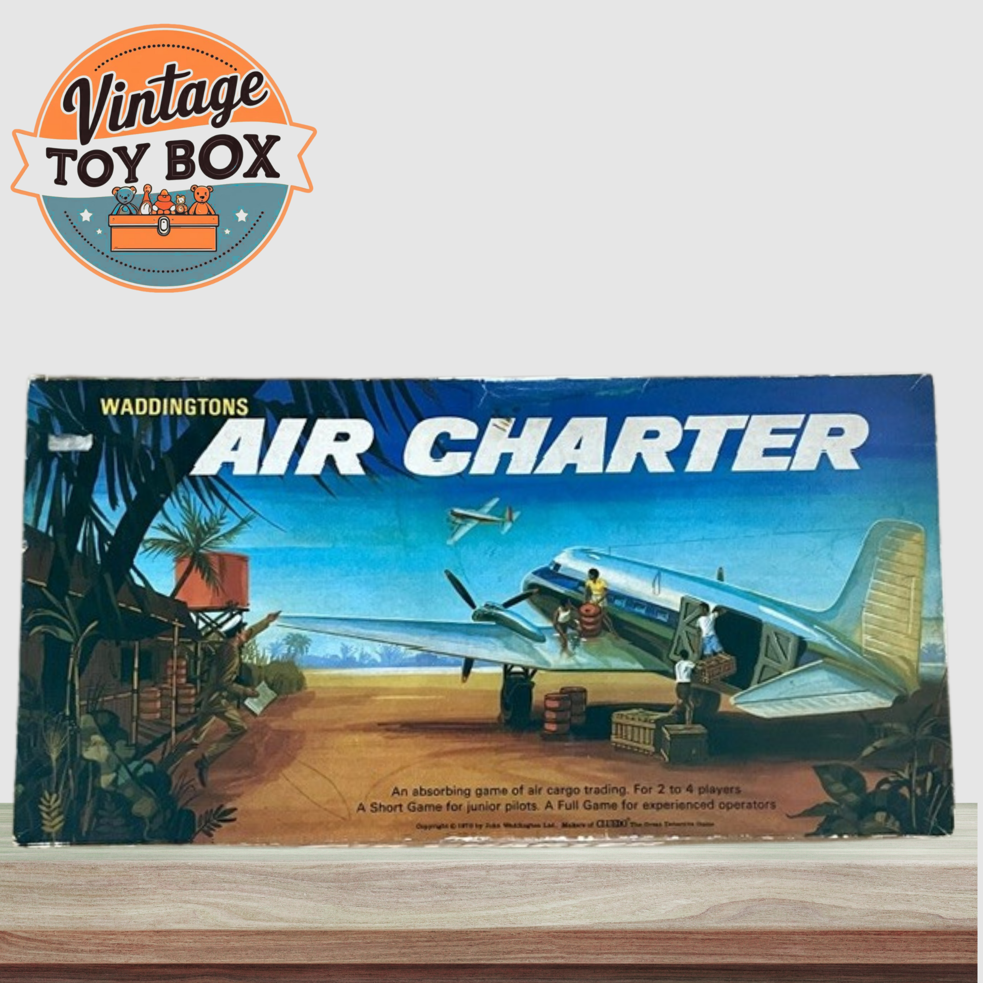 Air Charter Board Game - Waddingtons 1970