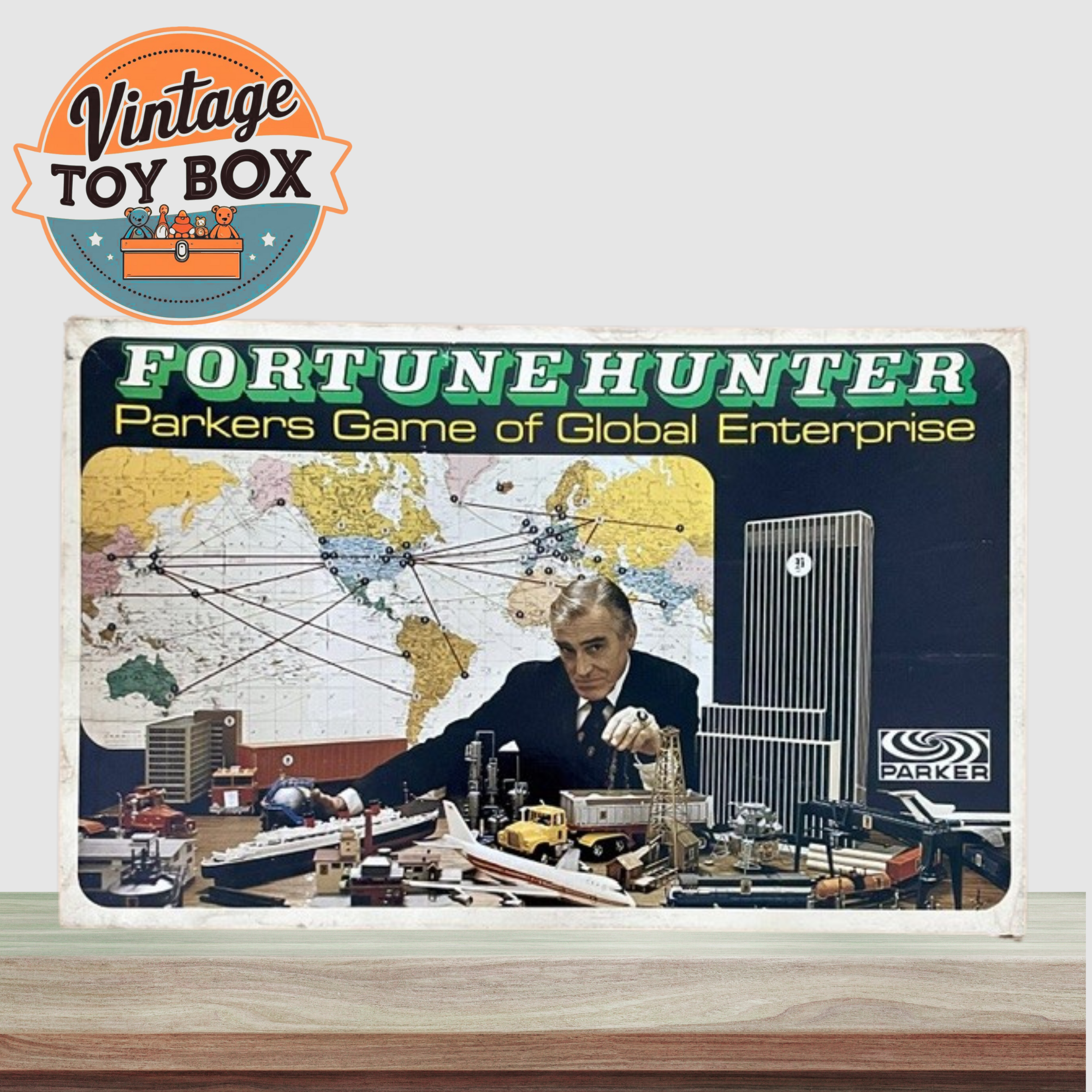 Fortune Hunter Board Game AKA Billionaire - Parker 1973