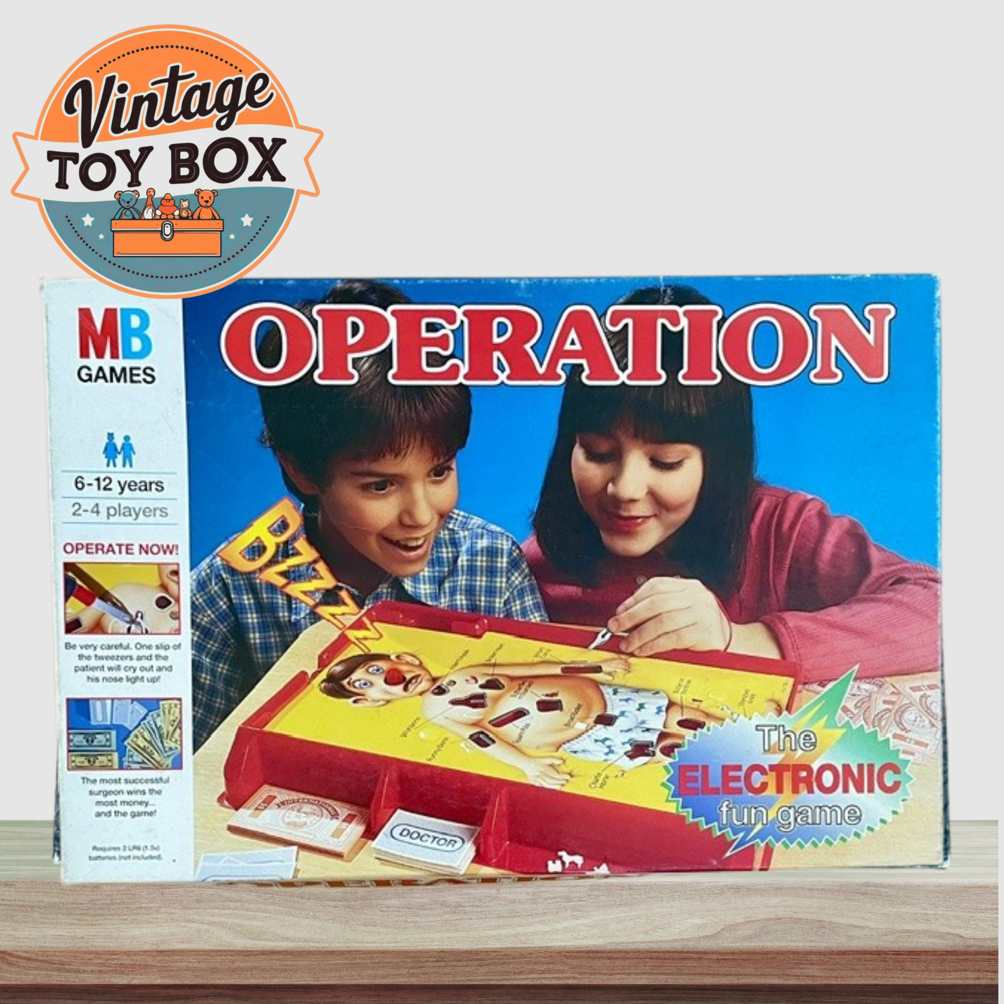Operation Board Game - MB Milton Bradley 1996