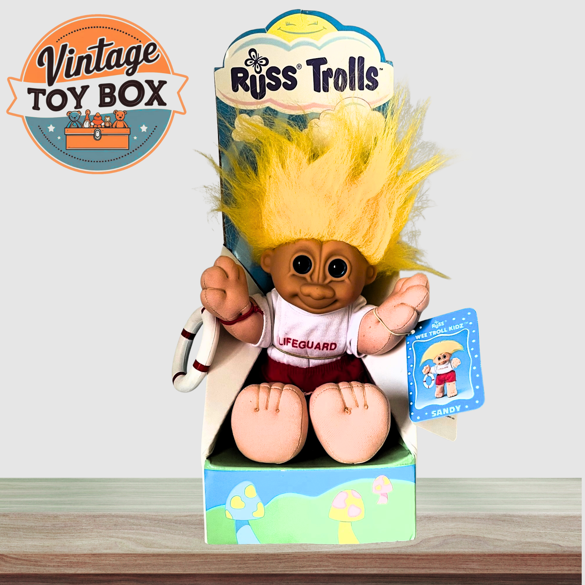 Russ Troll Kidz Lifeguard Sandy Doll Boxed