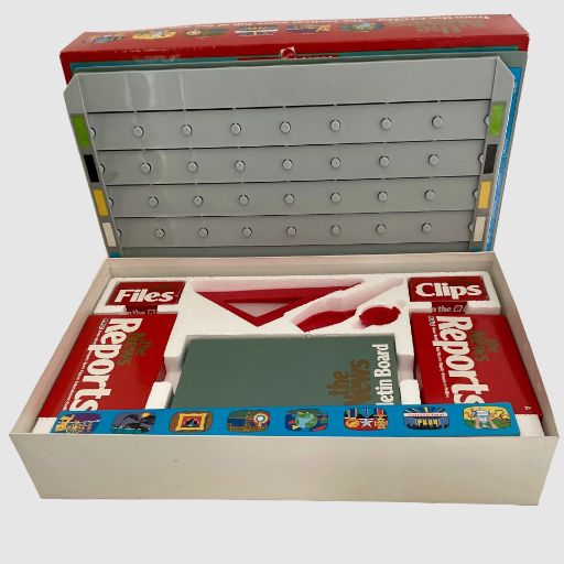 The News from the BBC Board Game - Mattel 1987