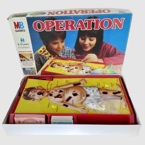 Operation Board Game - MB Milton Bradley 1996