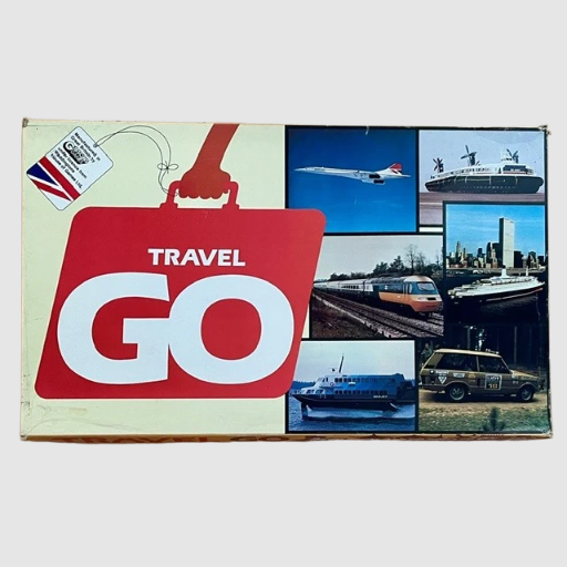 Vintage Travel GO Board Game - Gibson Games 1980s