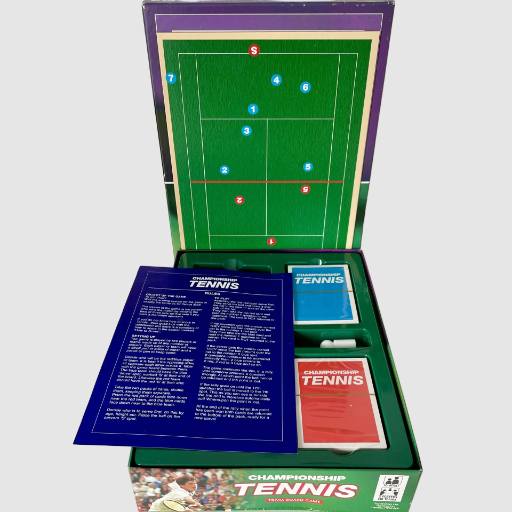 Championship Tennis Trivia Board Game - The Games Team 1990s