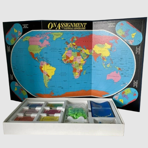 On Assignment with National Geographic Board Game 1990 Sealed