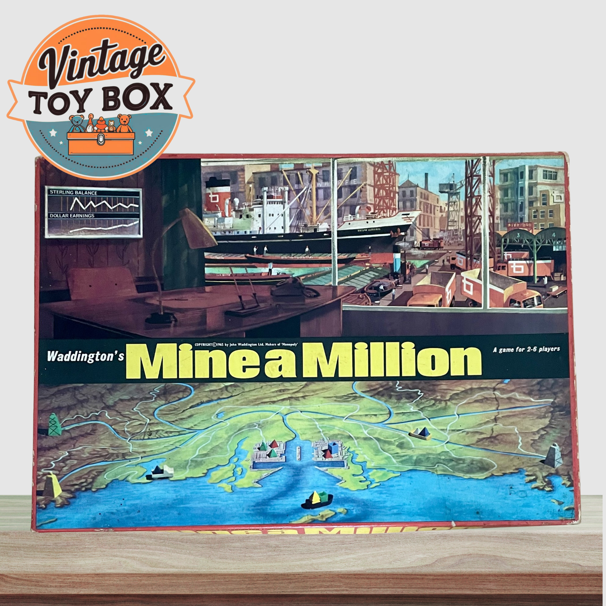 Waddington’s Mine a Million Board Game 1965