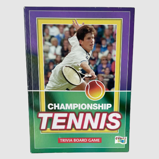 Championship Tennis Trivia Board Game - The Games Team 1990s