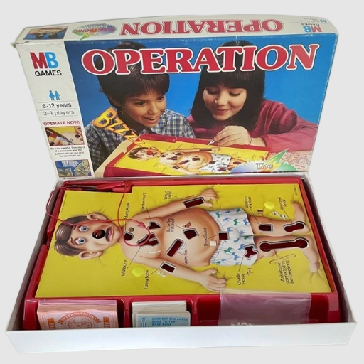 Operation Board Game - MB Milton Bradley 1996
