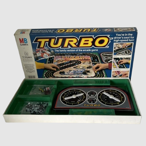 Sega Turbo Board Game by MB Games 1982
