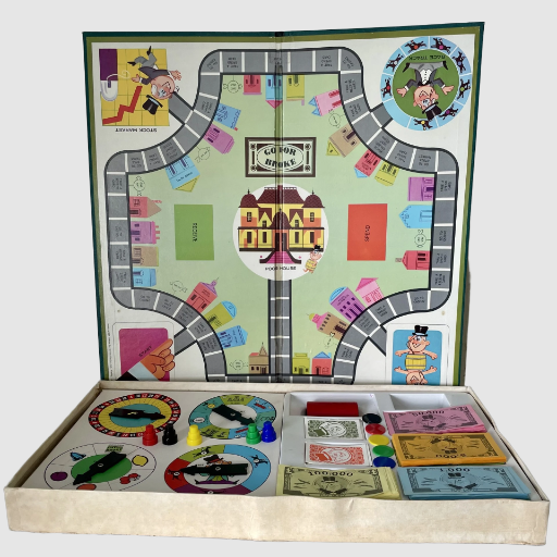 Original Go For Broke Board Game - Vic-Toy 1965