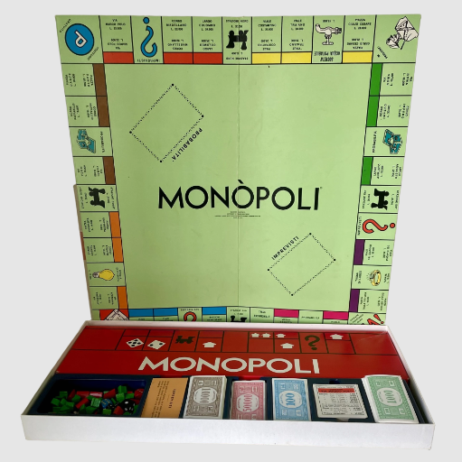 Monopoli Board Game - Italian Edition - Parker 1980s
