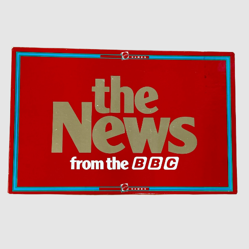 The News from the BBC Board Game - Mattel 1987