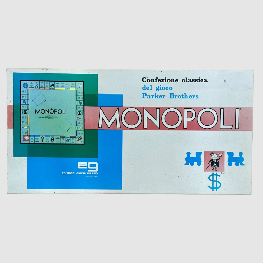 Monopoli Board Game - Italian Edition - Parker 1980s