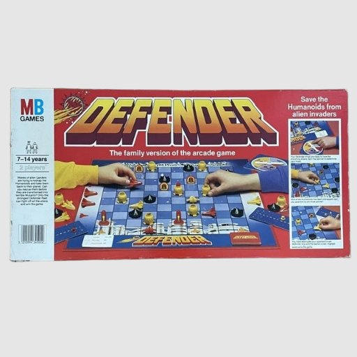 Defender Board Game - MB Milton Bradley 1983