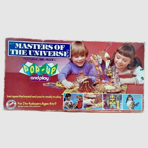 Masters of the Universe Pop-Up and Play Board Game 1982