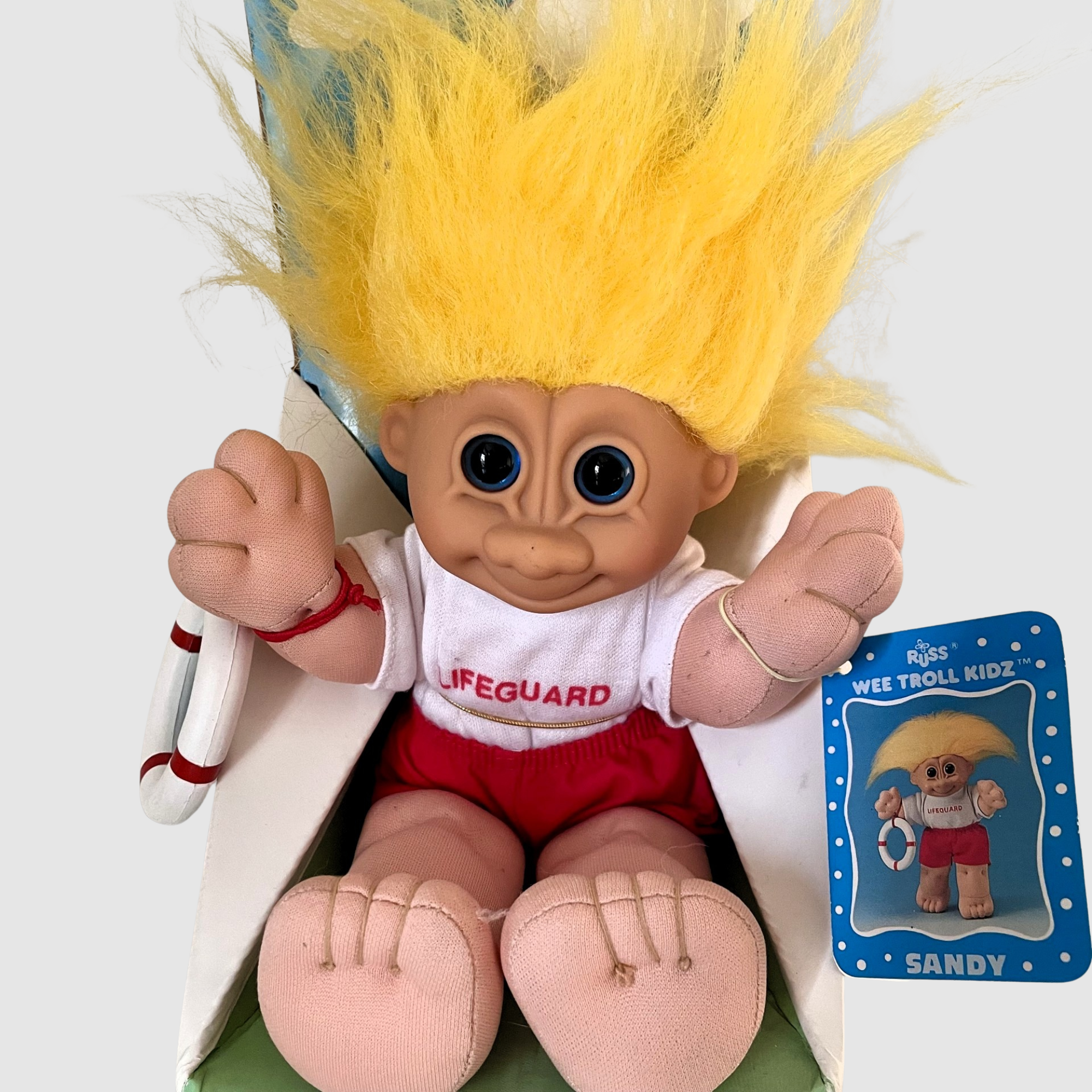Russ Troll Kidz Lifeguard Sandy Doll Boxed