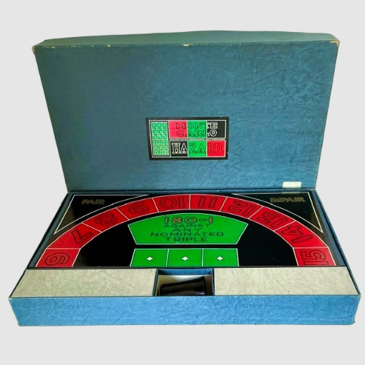 Monte Carlo Hazard Gambling Board Game - Chad Valley