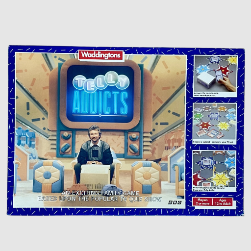 Telly Addicts Board Game - Waddingtons 1989