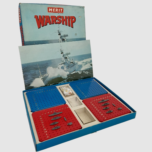 Vintage Warship Board Game - Merit 1976