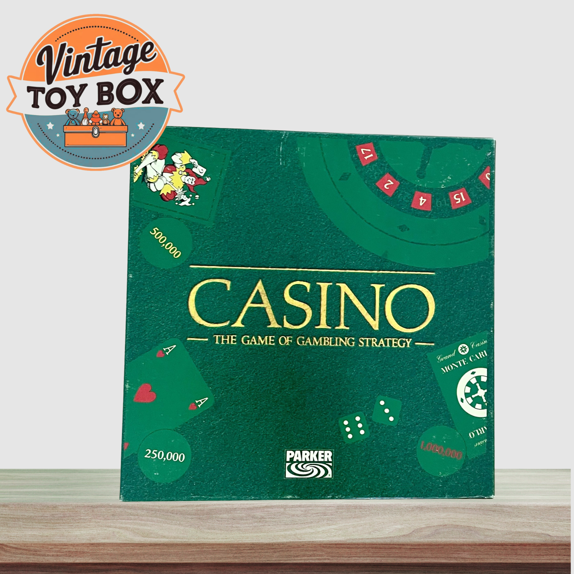 Vintage Casino Board Game - Parker 1988