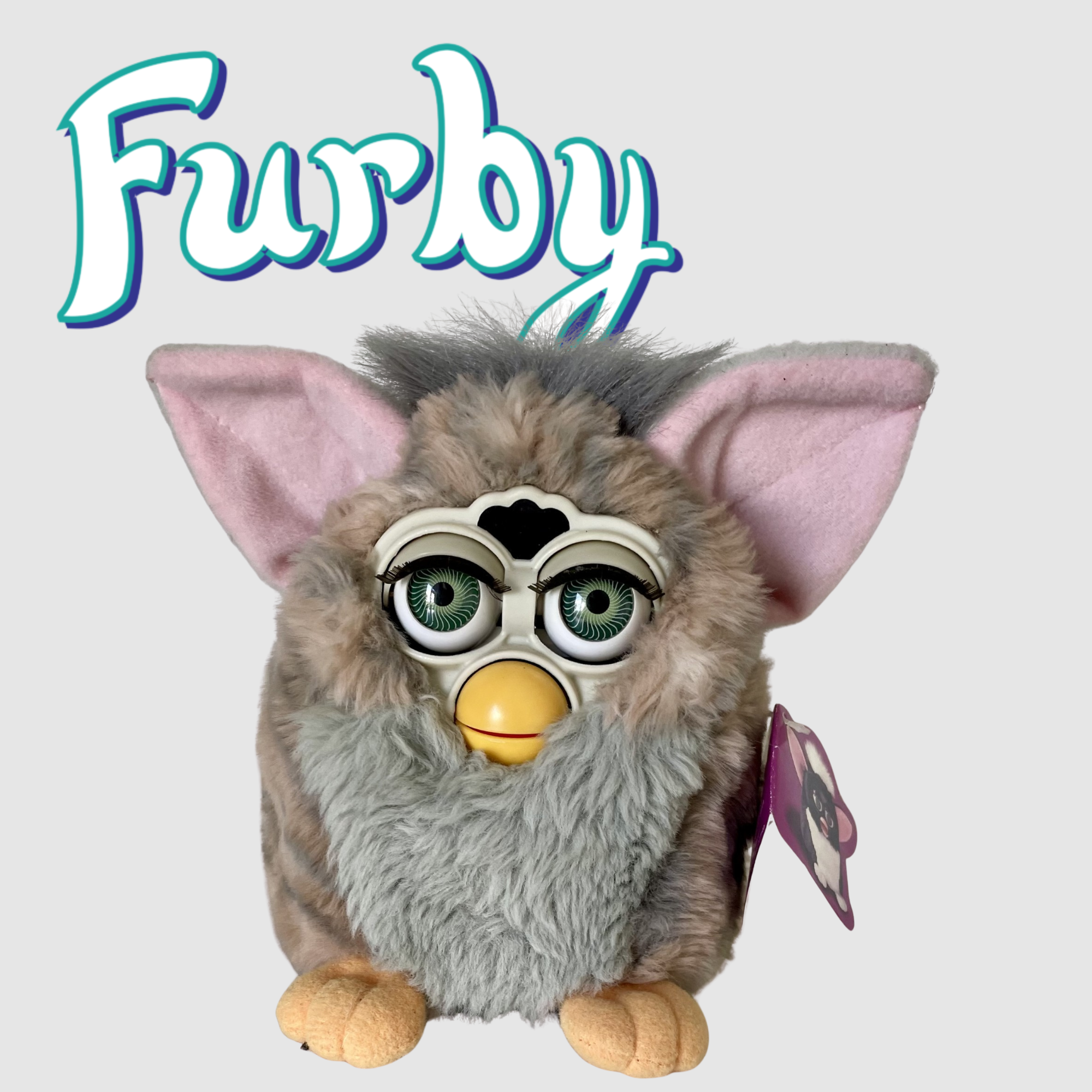 Wolf Furby - Tiger 1998 70/800 Green Eyes with Tag