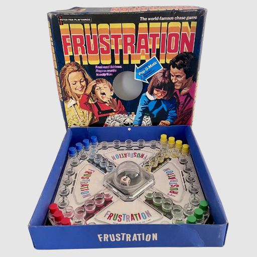 Frustration Board Game - Peter Pan Playthings 1978